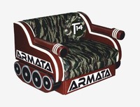 Детский диван Танк АRМАТА, Ткань камуфляж