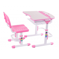 Детская парта-трансформер и стульчик FunDesk Colore Pink