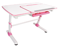 Растущий стол для школьника купить FunDesk Invito Pink